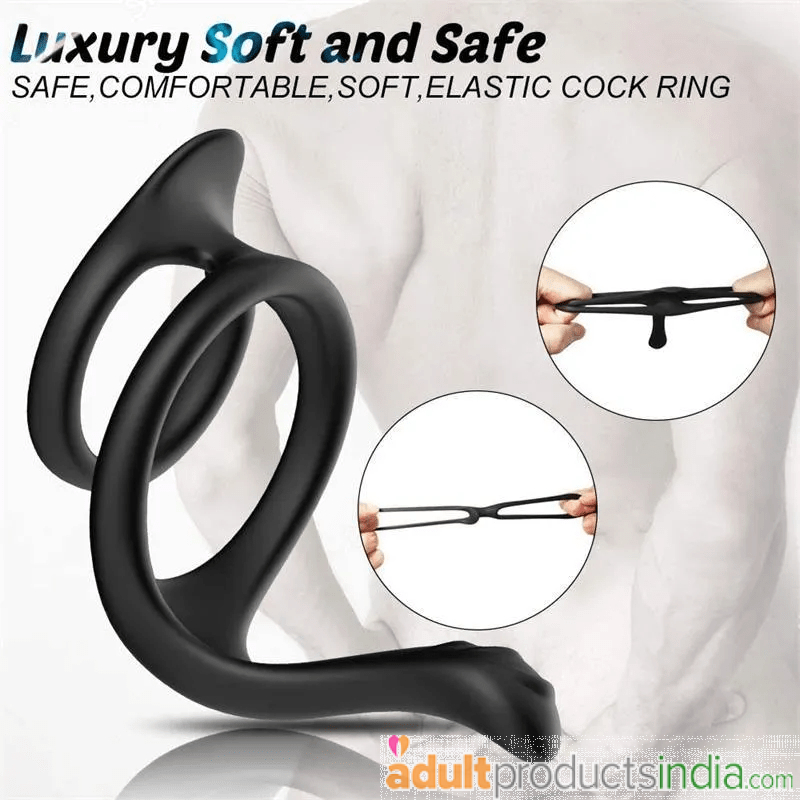 Penis Ring Sleeve Time Delay Sex Toys For Men Adult Products India