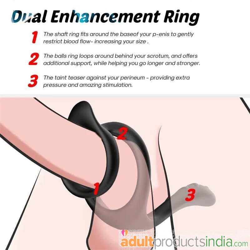 Penis Ring Sleeve Time Delay Sex Toys For Men Adult Products India